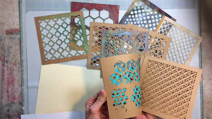 Stencil & Stamp Basics in Mixed Media