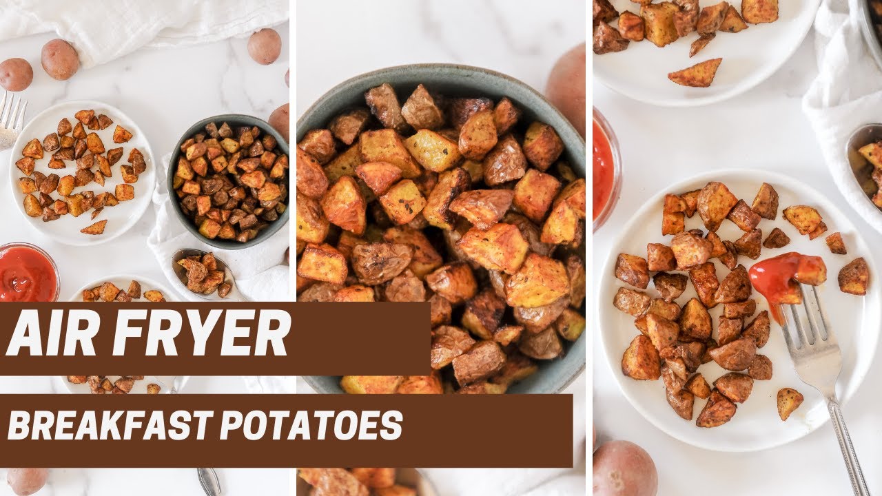 How to make Air Fryer Breakfast Potatoes Whole30 and paleo friendly
