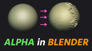 Using Alpha Texture in Sculpting Brush - Blender Sculpting Tutorials for Beginners. Part - 27