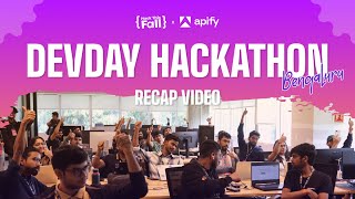@HackThisFall x @Apify DevDay Hackathon — Bengaluru Recap