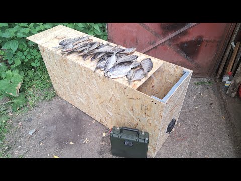 DIY TURBO-DRYER for fish on a budget. How to dry fish in the summer heat.