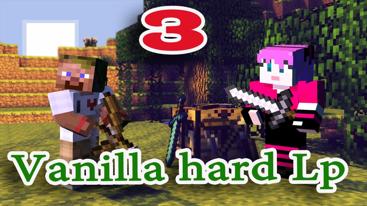 ч.03 Minecraft Vanilla hard Lp - Исследуем Шахту плейотропия