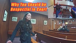 Woman Arrested After Disrespecting the Judge in Court