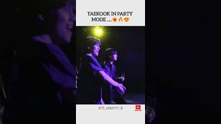 Taekook party mode on 🔥❤️🔥#bts#btsarmy#army#viral#fyp#shorts#kpop#kimtaehyung#jungkook#taekook