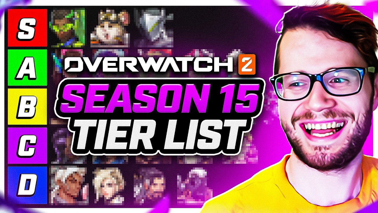 My FULL Season 15 Hero Rankings - Overwatch 2 Tier List - YouTube