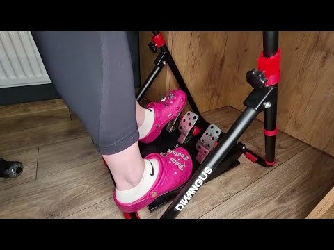 Euro Truck Simulator 2 gameplay with pink Crocs Juicy Couture pumping pedals and drive #SOFIAARMAZZI