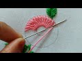Superb flower designhand embroiderylatest hand embroiderykadhai design