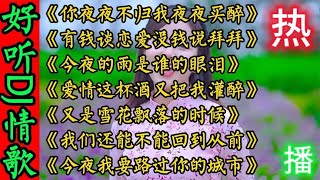 2023好听伤感DJ情歌《你夜夜不归我夜夜买醉》今夜的雨是谁的眼泪