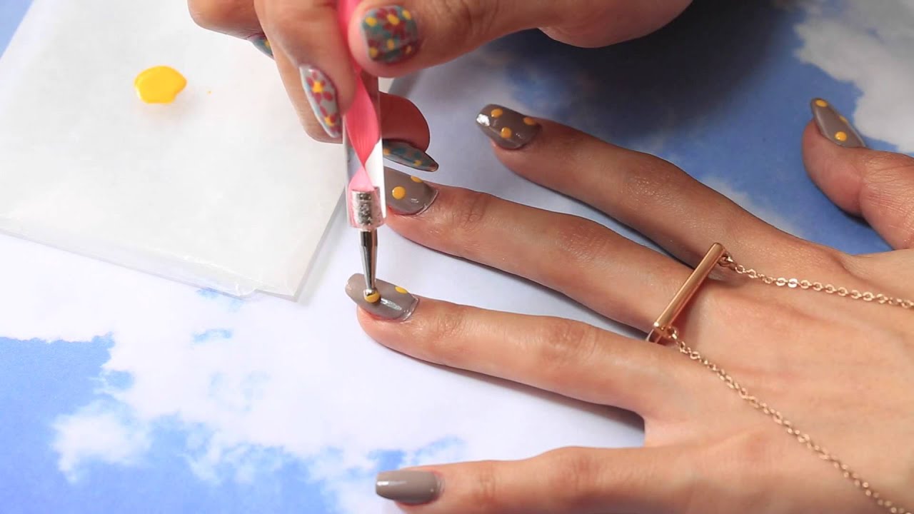 Easy Spring Nail Design | Dulce Candy