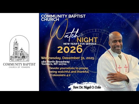 Watch Night New Year's Eve Service 2026