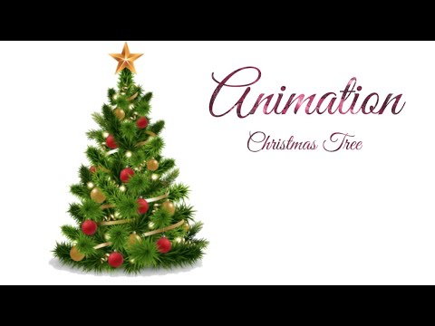 Animated Christmas Tree design | 🎄Creative Art with JavaScript and Html ✨