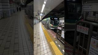 東急池上線 7000系 荏原中延駅 発車