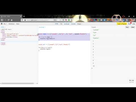EcmaScript6 ep12 For in   For of