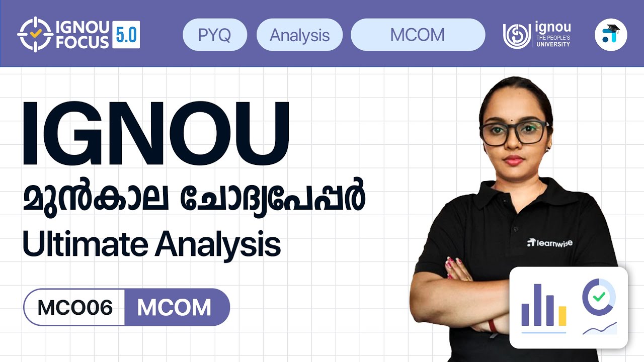 MCO 06 Marketing Management | MCOM | IGNOU PYQ Analysis | Kerala's No.1 ...