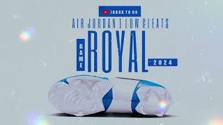 Air Jordan 1 Low Cleats WHITE ROYAL 2024 DETAILED LOOK AND PRICE INFORMATION