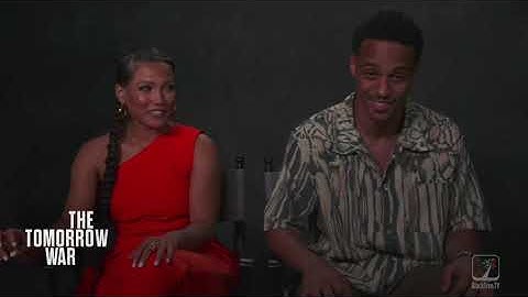 The Tomorrow War Interview with Keith Powers and Jasmine Mathews Amazon Original