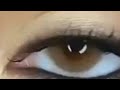 كحل أسود من غير مايصغر العين مكياج عيون مكياجي الناس الرايقه