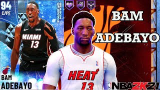 DIAMOND BAM ADEBAYO GAMEPLAY!! WORTH THE MT IN NBA 2K21 MY TEAM??? HOF INTIMIDATOR!!!