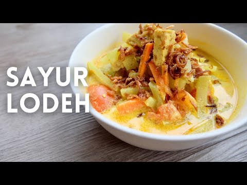 Resep Sayur Lodeh Vegetarian