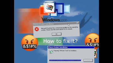 How to fix VMware Tools Not Installing on Windows 2000