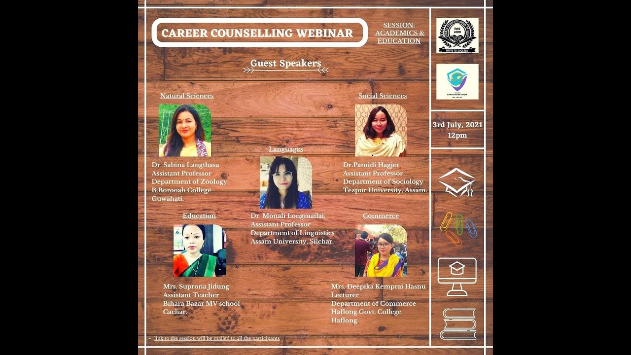 Career Counselling Webinar Academics