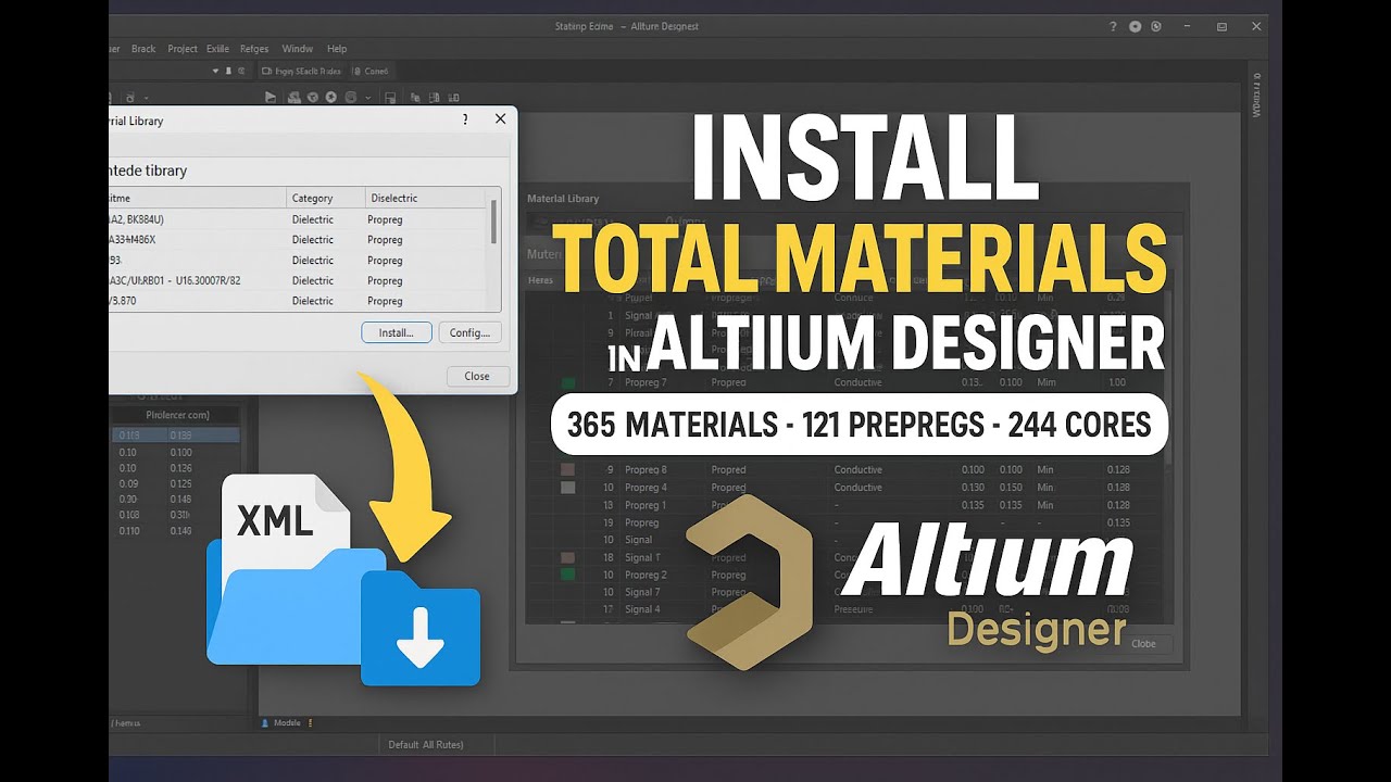 Total Materials for Altium – 365 PCB Materials in One Click!