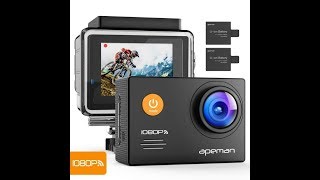 APEMAN 1080P Action Camera test with the MJX Bugs 3 drone
