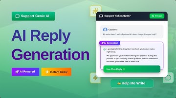 How to Instantly Write Faster Support Ticket Replies with AI | Help Me Write | Support Genix