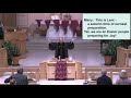 Traditional Worship- "A Ray Breaking Through Clouds" 02-21-21