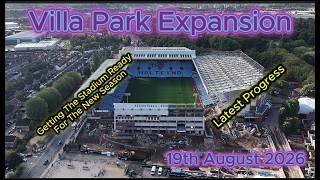 Villa Park Expansion 19th August 2026 - Aston Villa FC - Latest Update #djidrone