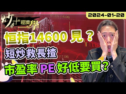 #港股 大鑊 #恒指隨時見 14600 ？｜20/01/2024 短炒救倉部署｜市盈率 PE 好低值得入嗎【炒+經濟學】短炒波士 Ringo #美股 #納指 #市盈率 #ESmain #sp500