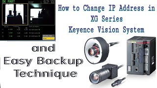 How to Change IP Address in Keyence Vision System
