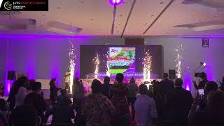 Strategic Plan Lunch By Jays Pyrotechnics in Nairobi with LED Mapping for LVCT Health