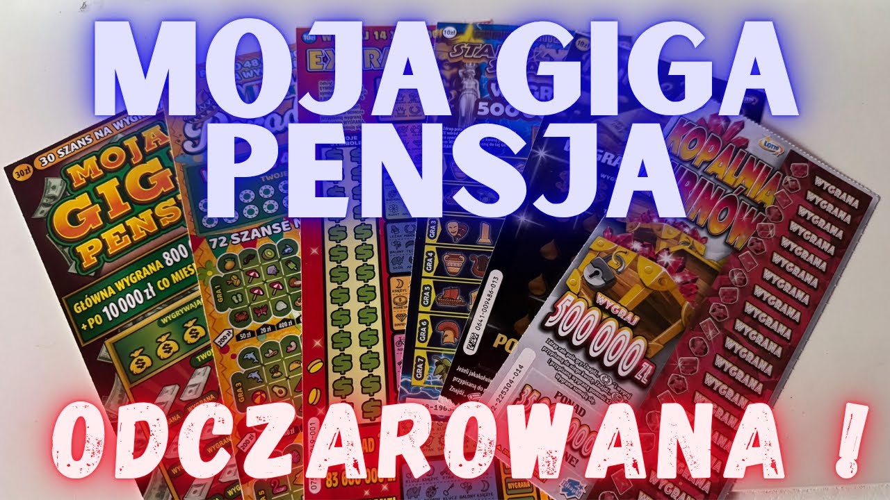 Zdrapki Lotto👉ZDRAPECZKI ZA 90 ZŁ🤑🤩MOJA GIGA PENSJA ODCZAROWANA🤑🤩