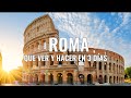 Ruta de 3 das en roma  que ver y hacer en la capital de italia  gua de viaje roma y vaticano