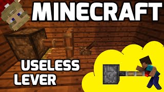 My Take On SethBling's Useless Lever (Bite-Sized Minecraft)