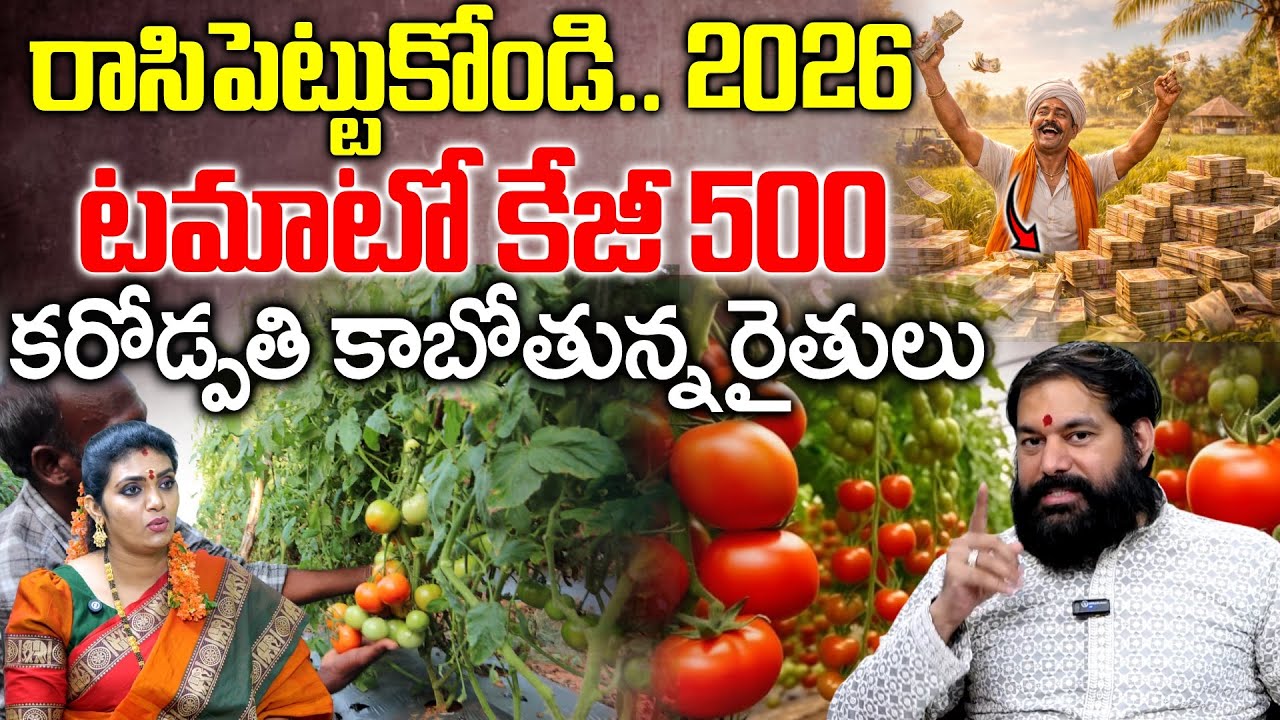 Pradeep Joshi  2026 Predicitions - రాసిపెట్టుకోండి  2026 లో టమాటో కేజీ 500 || Anchor Geethanjali