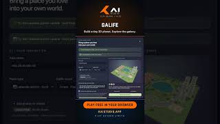 Galife — build your own tiny 3D planet #shorts screenshot 5