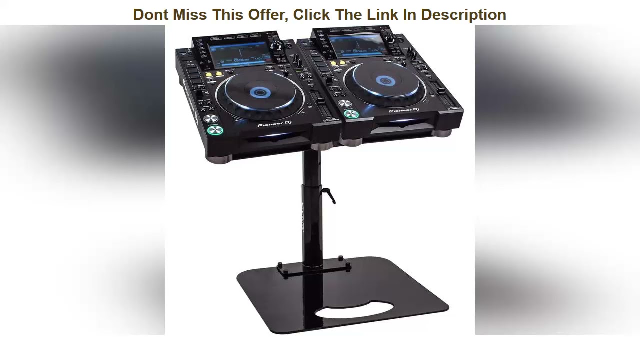 Review Product Zomo P-2000/2 NXS2 Pro Stand 2x Pioneer CDJ-2000 NXS2
