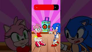 Sonic and Amy Rose LIGHT UP the Club 💃🔥 | Night Party #sonic #amyrose #animation #sonicthehedgehog