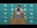 Aaron Brewer, Zach Sieler, Patrick Paul meet with the media | Miami Dolphins