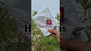 Girlish Korean Hair pins 😍 meesho pink hair pins #meeshofinds #hairaccessories #shorts
