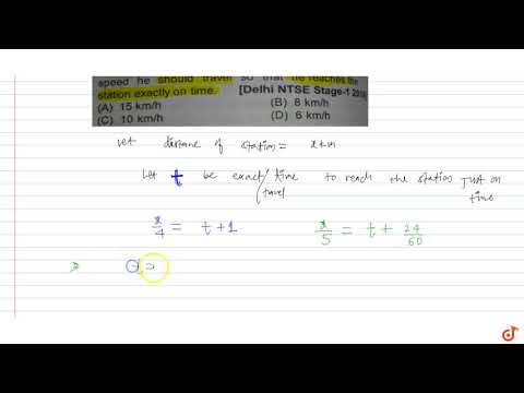 Parth misses a train by 1 hour, if he travels at a speed of 4 km/h. If he increases his speed