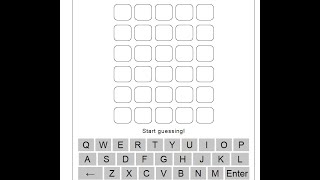 Simple Wordled Game in JavaScript