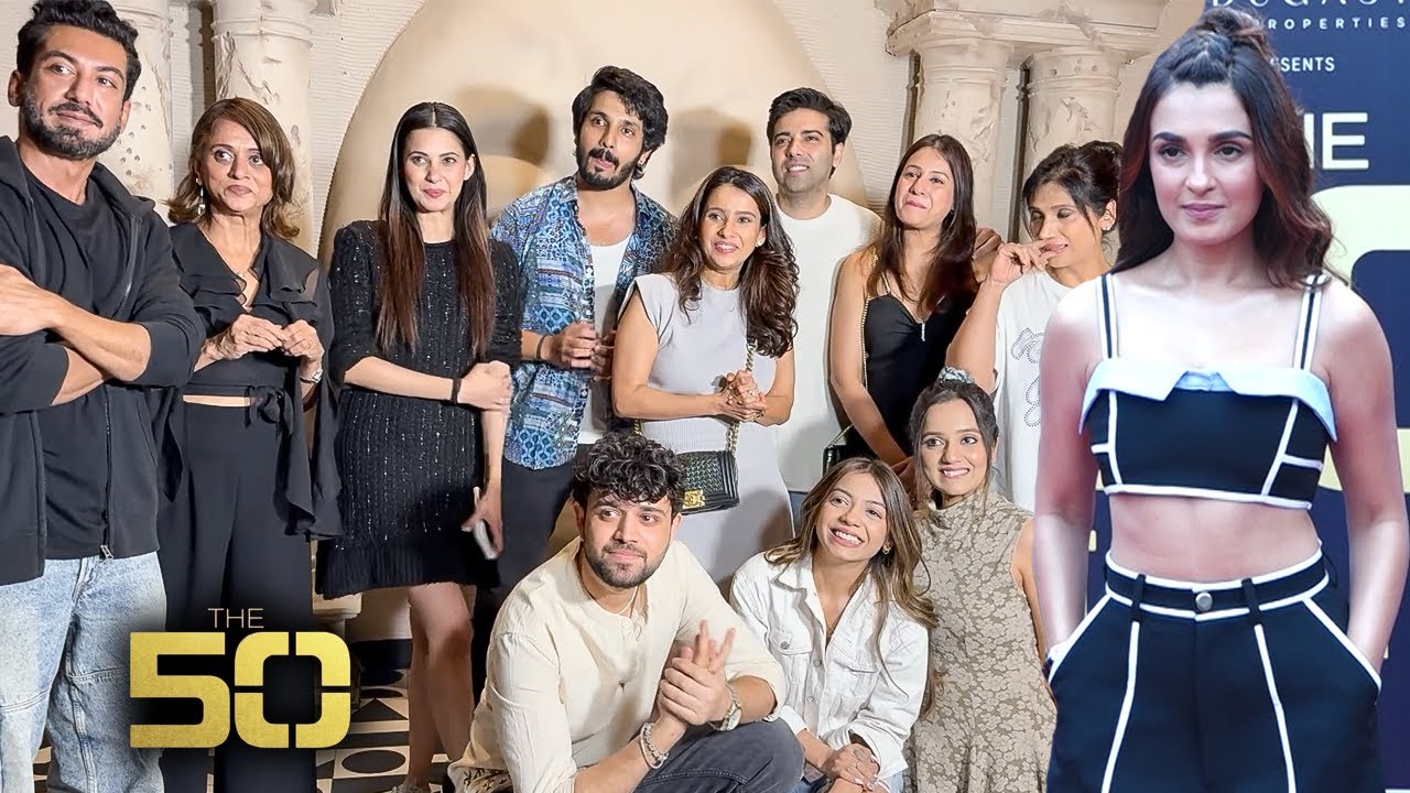 Актеры сериала «Pandya Store» прибыли, чтобы поддержать Шайни Доши в реалити-шоу «The 50» в Индии...