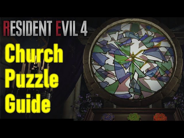 Resident Evil 4 remake Church puzzle solution: Rotate the stained glass -  Polygon