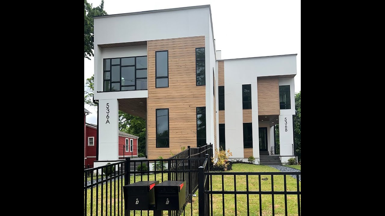 Contemporary Modern Townhome Tour Atlanta, GA - YouTube