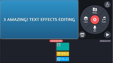 3 Amazing! Text Effects Editing With KineMaster |  KineMaster Tutorial | NPSCREATORS