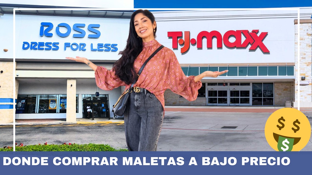 LOS MEJORES PRECIOS EN MALETAS DE VIAJE🛍️  - ROSS Vs TJMAXX - OUTLET 😱