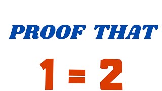 Proof 1=2 / USING CALCULUS DERIVATIVES /